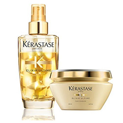 KERASTASE ELIXIRE ULTIME Έλαια Σειρά Περιποίησης για όλους τους Τύπους Μαλλιών - Kerastase Elixire Ultime Η μαγεία 4 πολύτιμων ελαίων γίνονται η καθημερινή κίνηση ομορφιάς των μαλλιών. Ιδανικό για όλους τους τύπους μαλλιών.