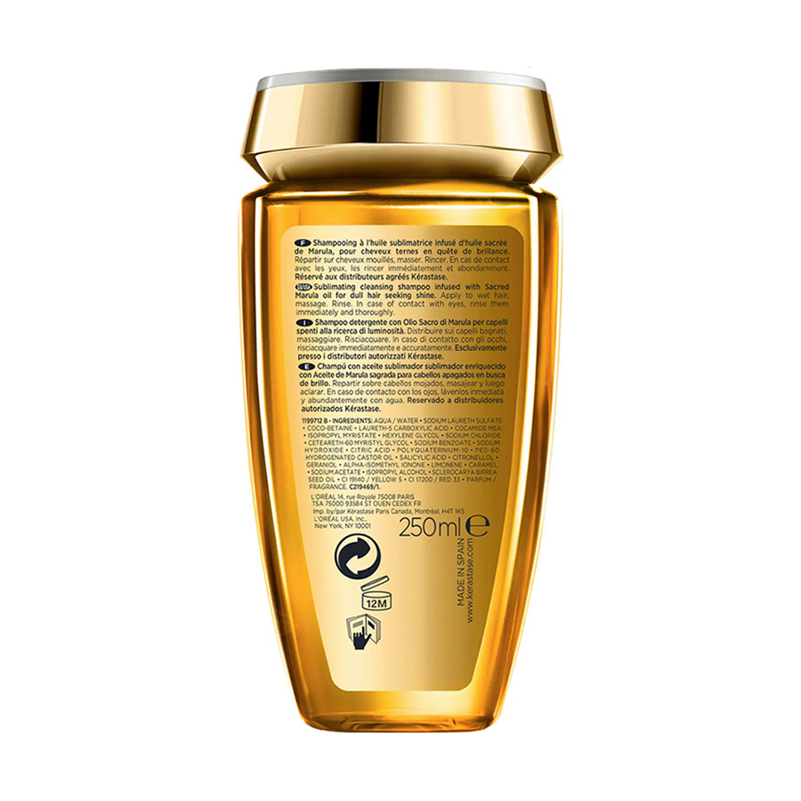 KERASTASE Elixir Ultime - Bain Elixir Ultime 250ml. Θαυματουργό καθαριστικό σαμπουάν με 4 έλαια BAIN ELIXIR ULTIME, ιδανικό για όλους τους τύπους μαλλιών.