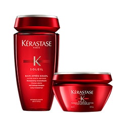 KERASTASE - SOLEIL Αντιηλιακή σεορά Σειρά Προστασίας Μαλλιών από τον 'Ηλιο & το Νερό - Kerastase Soleil Ολοκληρωμένη σειρά για προστασία από τις βλαβερές ακτίνες UV και το νερό. Προσφέρει ενυδάτωση, λάμψη και επανόρθωση.