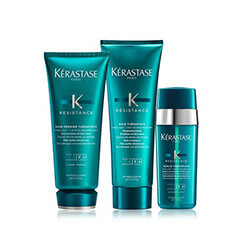 KERASTASE Therapiste. Σειρά προϊόντων επανόρθωσης μαλλιών, για προσωποποιημένη φορντίδα των μαλλιών σας.